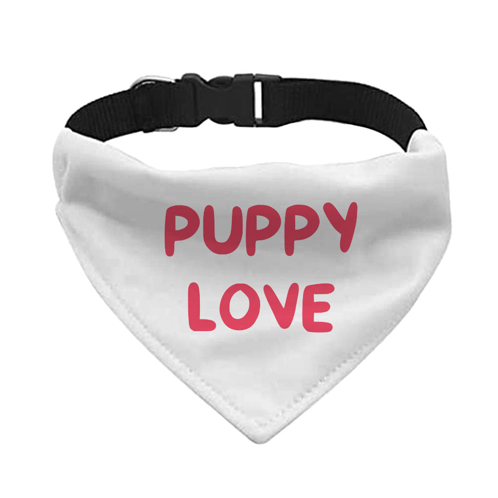 Puppy Love Pet Bandana Collar - Kawaii Scarf Collar - Best Print Dog Bandana