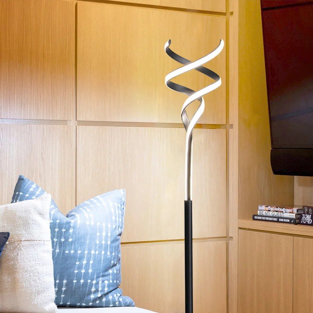 Contemporary Minimalist LED Strip Floor Lamp - Perfect for Modern Living Spaces