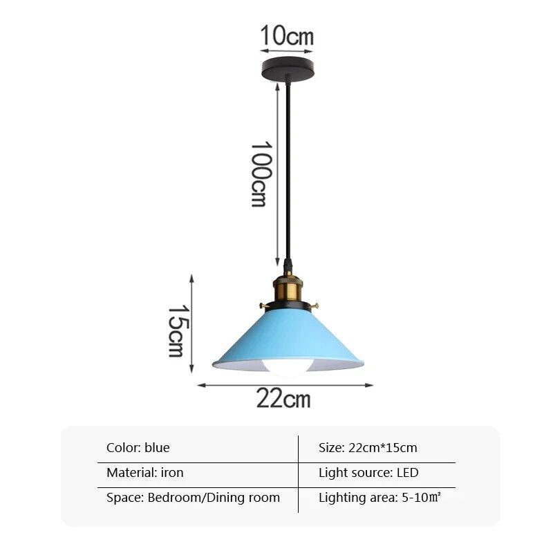 Contemporary Macaron LED Pendant Lamps