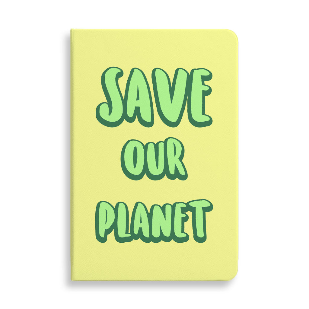 Save the Planet Journal - Earth Day Notebook - Trendy Journal