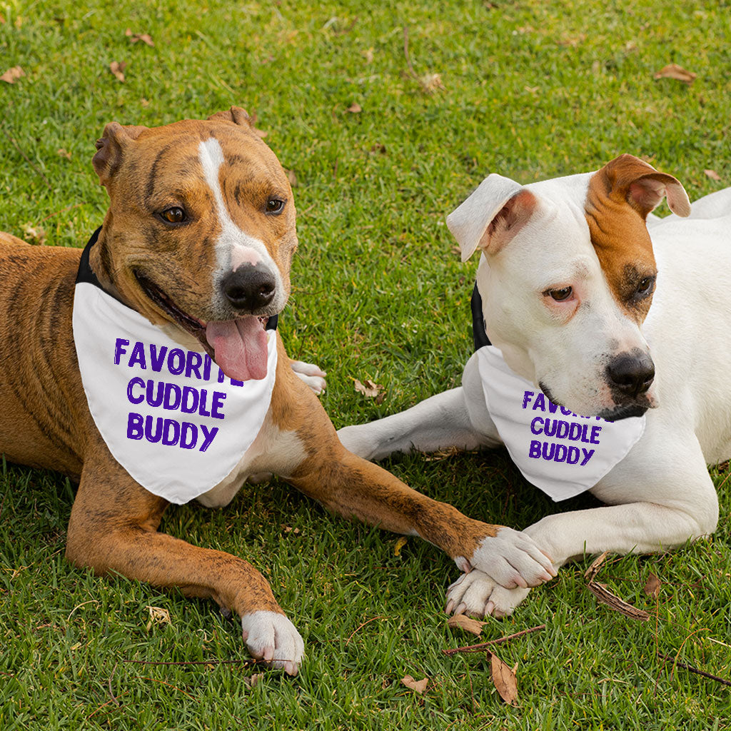 Cuddle Buddy Pet Bandana Collar - Kawaii Scarf Collar - Cool Design Dog Bandana