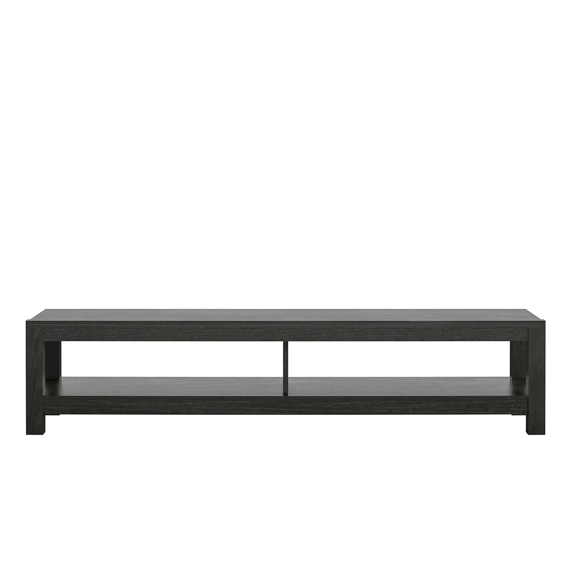 Modern Black Oak TV Stand