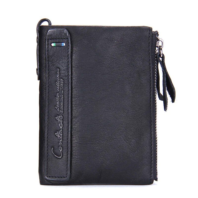 Chic Cow Leather Bifold Wallet for Women with Coin Purse & Card Holder