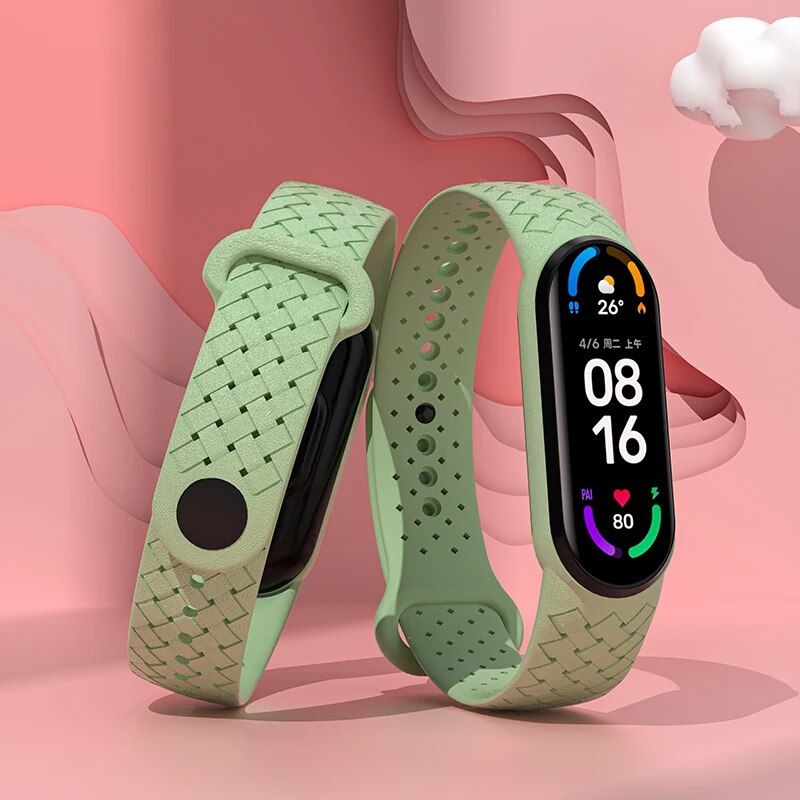 Quick-Fit Silicone Solo Loop Bracelet for Xiaomi Mi Band - Breathable & Sporty