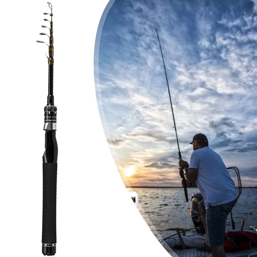 180 CM Telescopic Baitcasting Rod