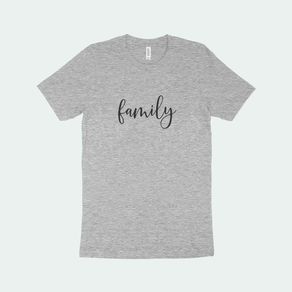 Family Unisex Jersey T-Shirt Made in USA