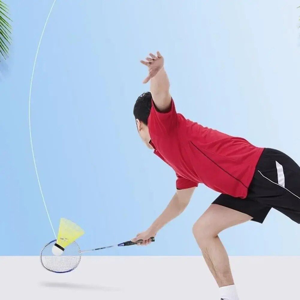 Pro Solo Badminton Trainer - Portable Self-Practice Equipment for Skill Enhancement