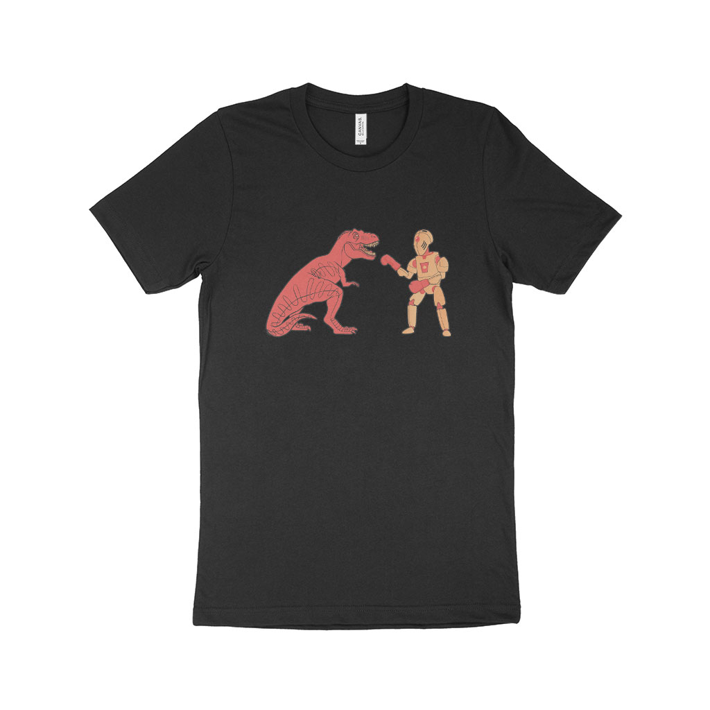 Men's Dinosaur T Shirt Made in USA