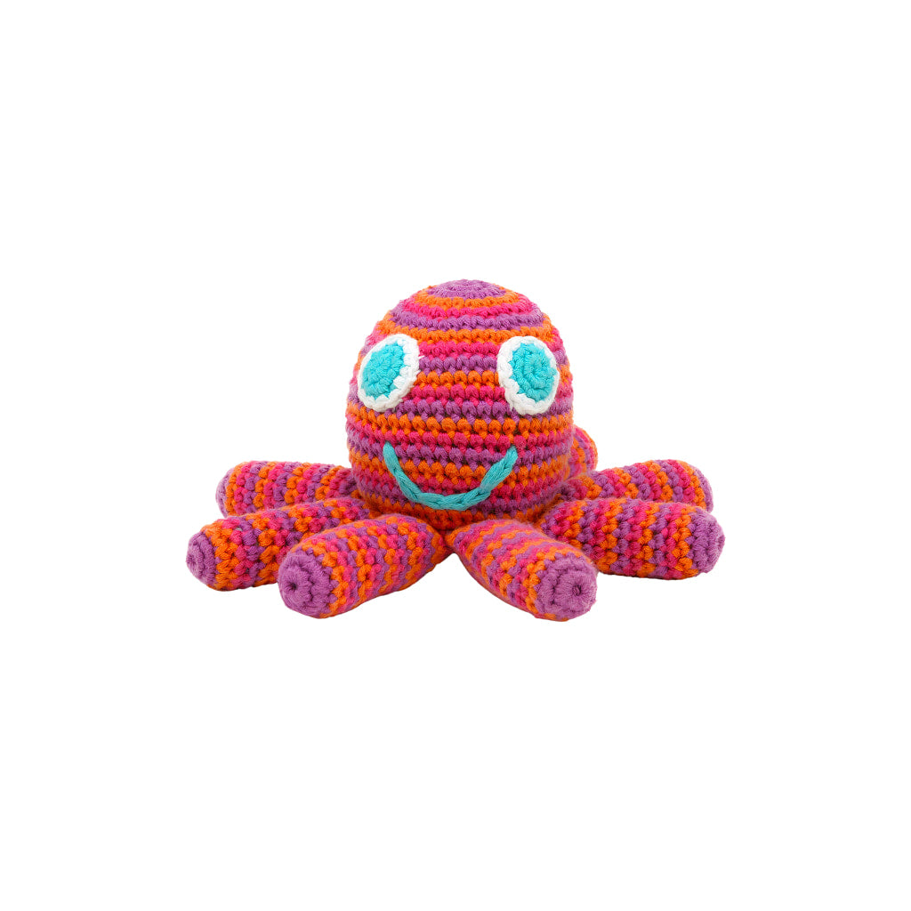 Pink Octopus Rattle