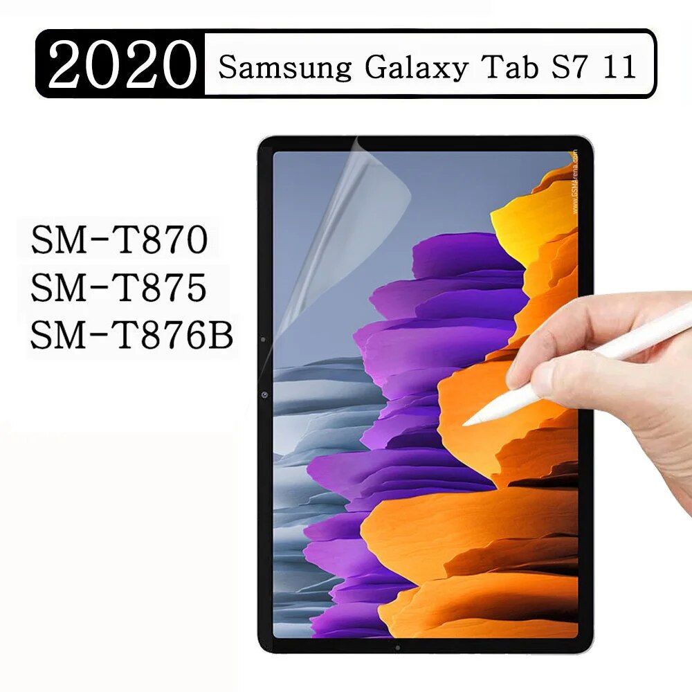 Paper Feel Screen Protector for Samsung Galaxy Tab S7 FE, S8, S9 Plus 11 12.4