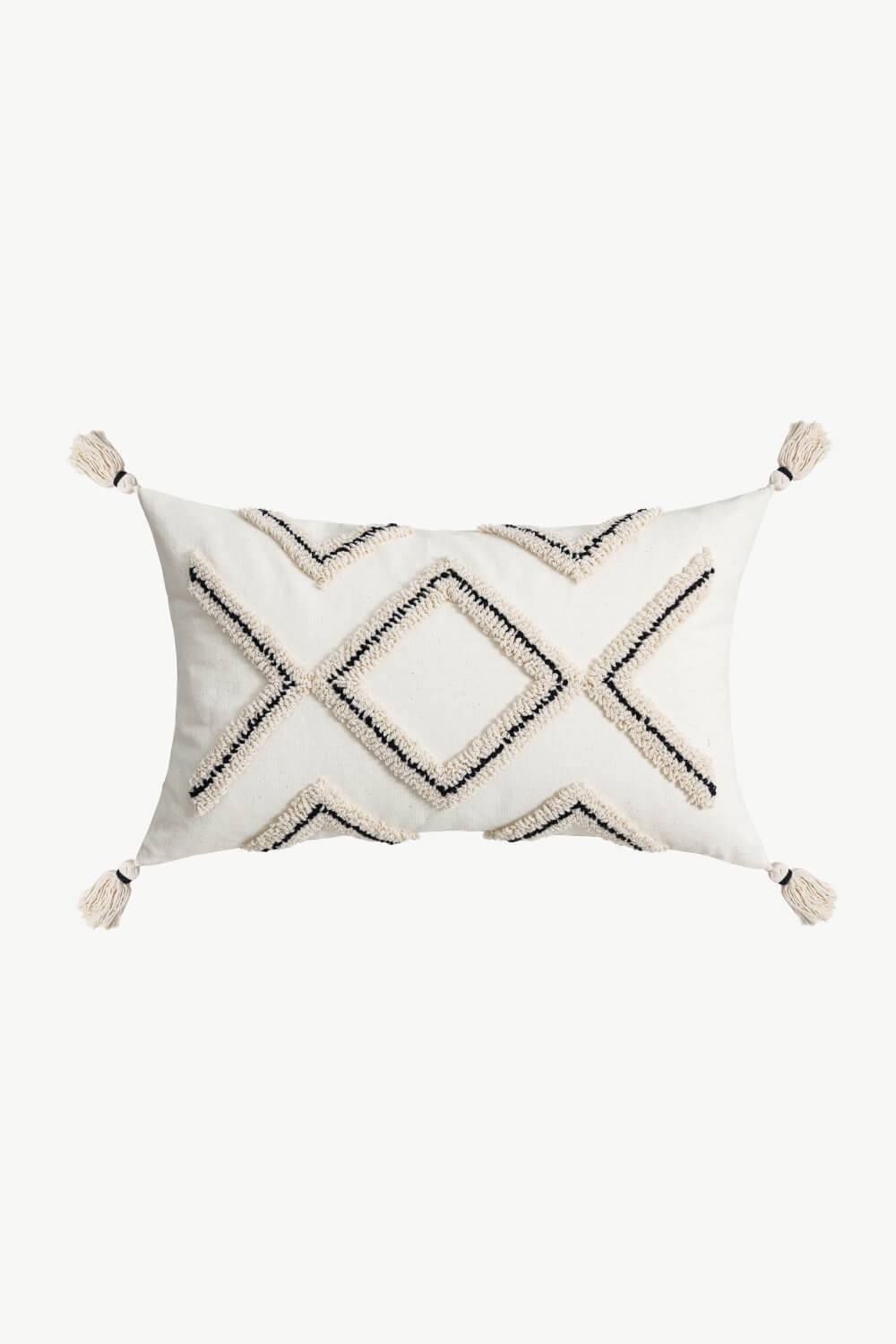 4 Picks Geometric Embroidered Pillow Cover