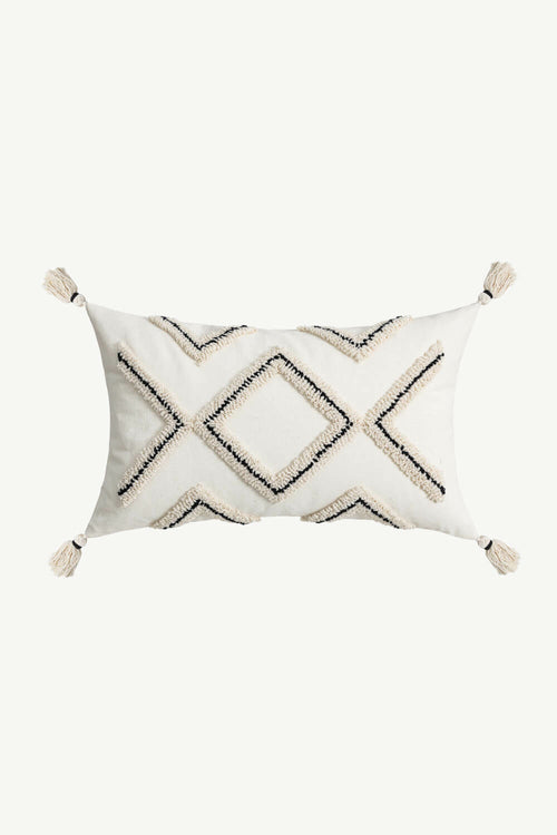 4 Picks Geometric Embroidered Pillow Cover