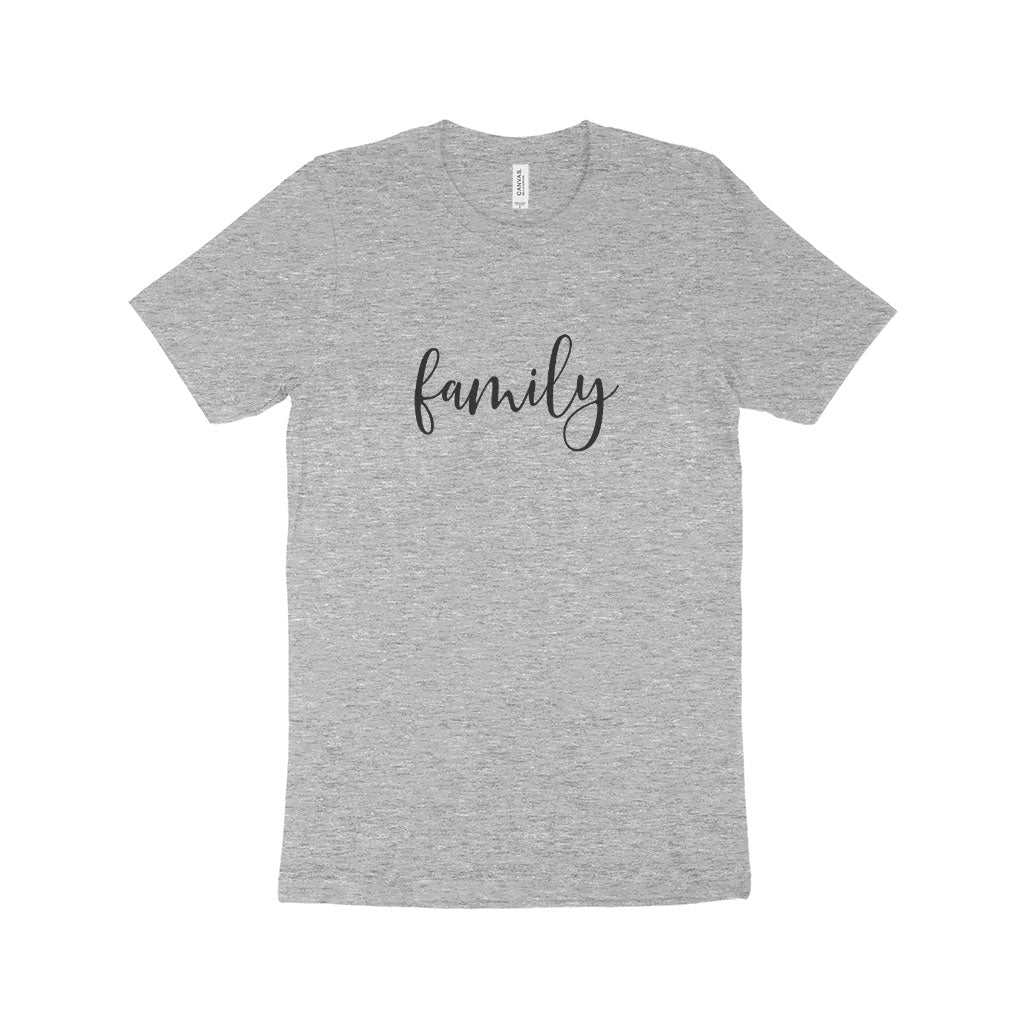 Family Unisex Jersey T-Shirt Made in USA