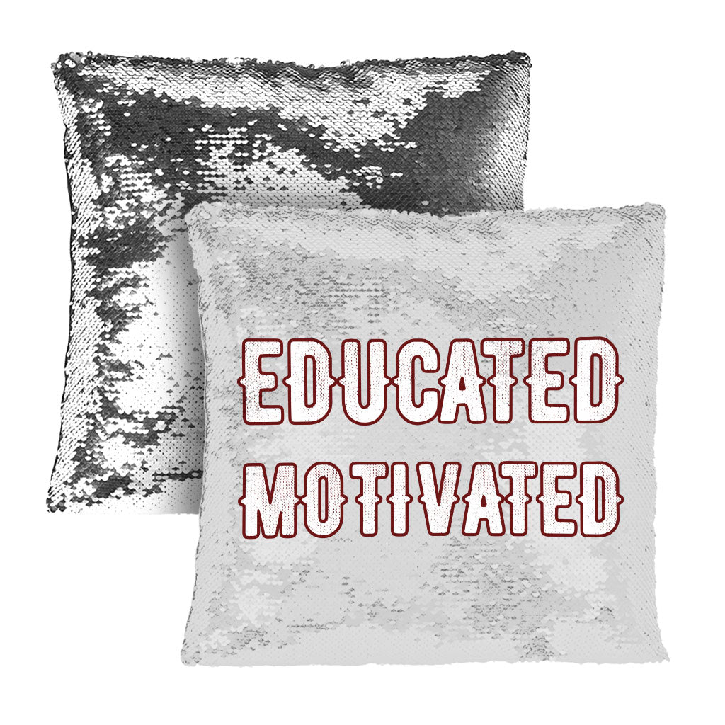 Cool Design Sequin Pillow Case - Quote Pillow Case - Printed Pillowcase