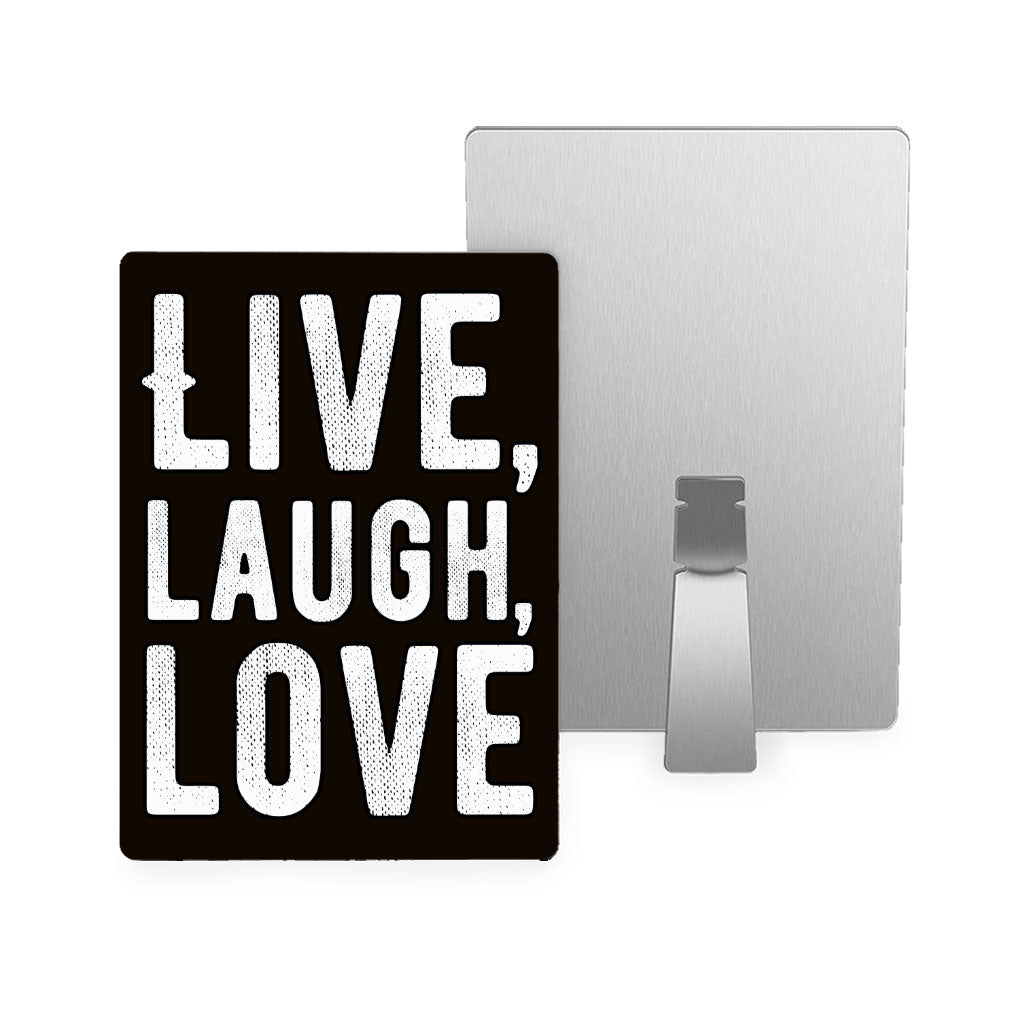 Live Laugh Love Metal Photo Prints - Trendy Decor Pictures - Cool Decor Pictures