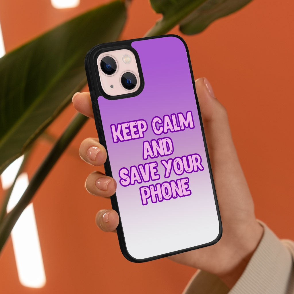 Keep Calm iPhone 13 Mini Case - Cool Phone Case for iPhone 13 Mini - Trendy iPhone 13 Mini Case