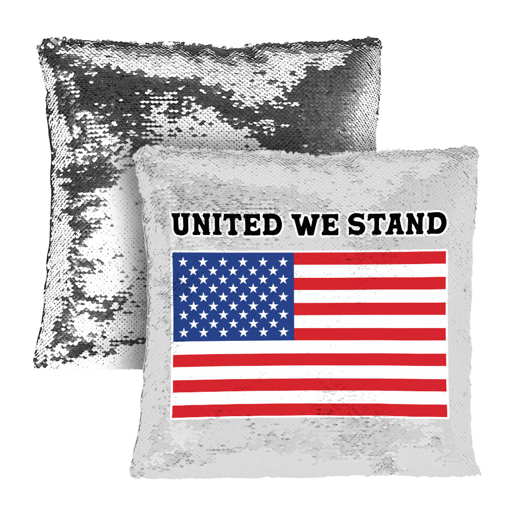 USA Flag Sequin Pillow Case - Patriotic Pillow Case - Trendy Pillowcase