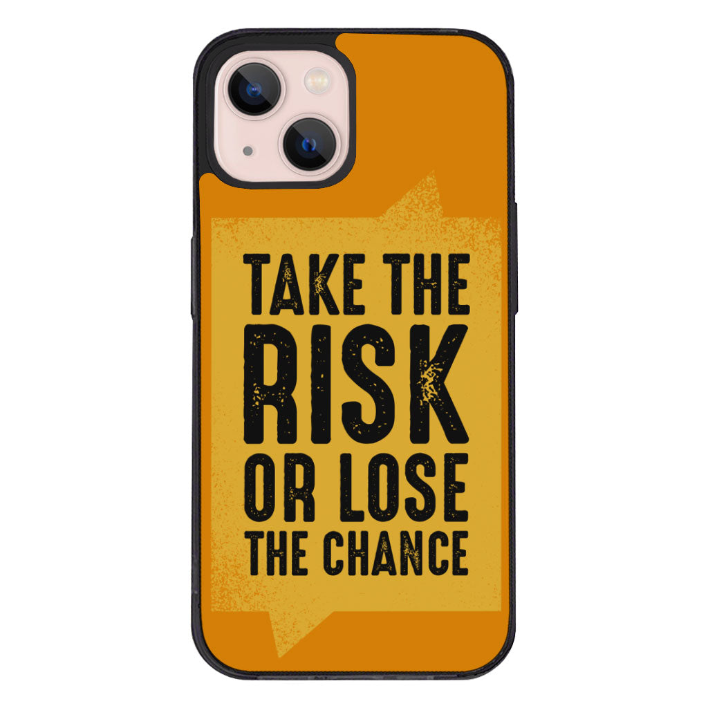 Take the Risk iPhone 13 Case - Cool Phone Case for iPhone 13 - Trendy iPhone 13 Case