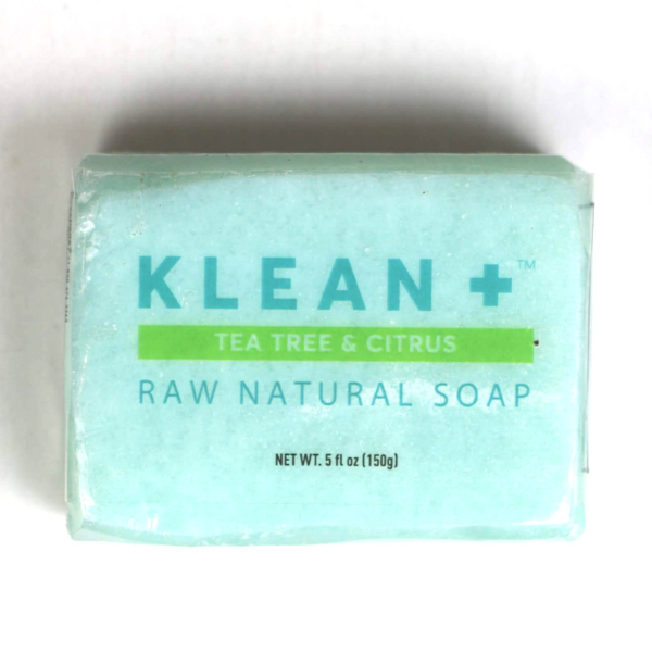 Klean + Raw Natural Soap, Tea Tree & Citrus, 5 oz (150g)