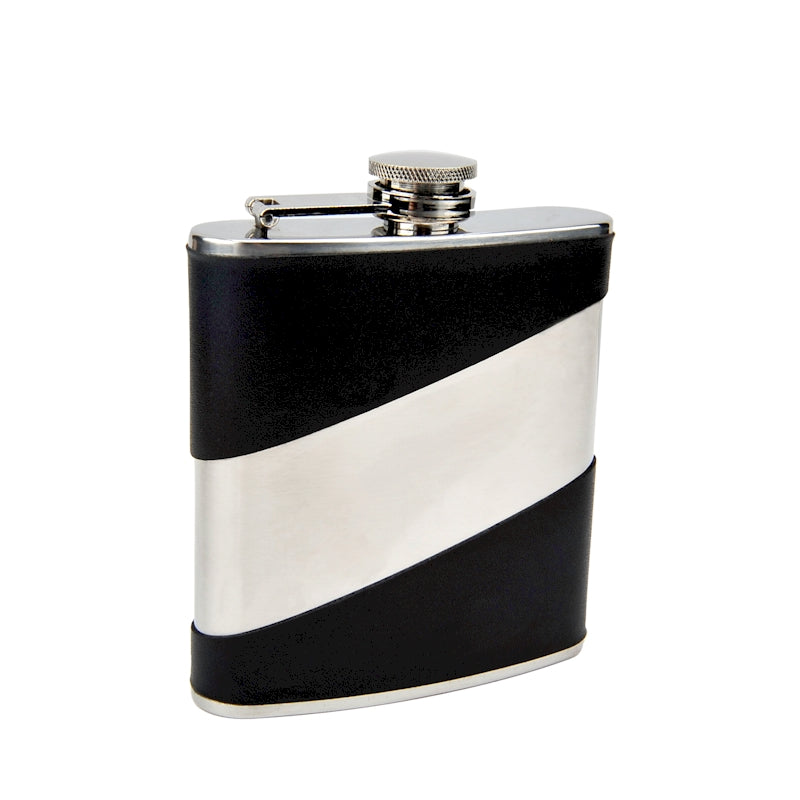 Faux Leather Hip Flask | Lime Sycamore