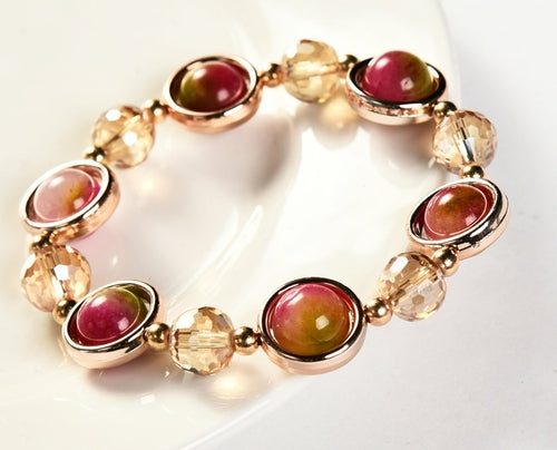 Colorful Agate Bracelet