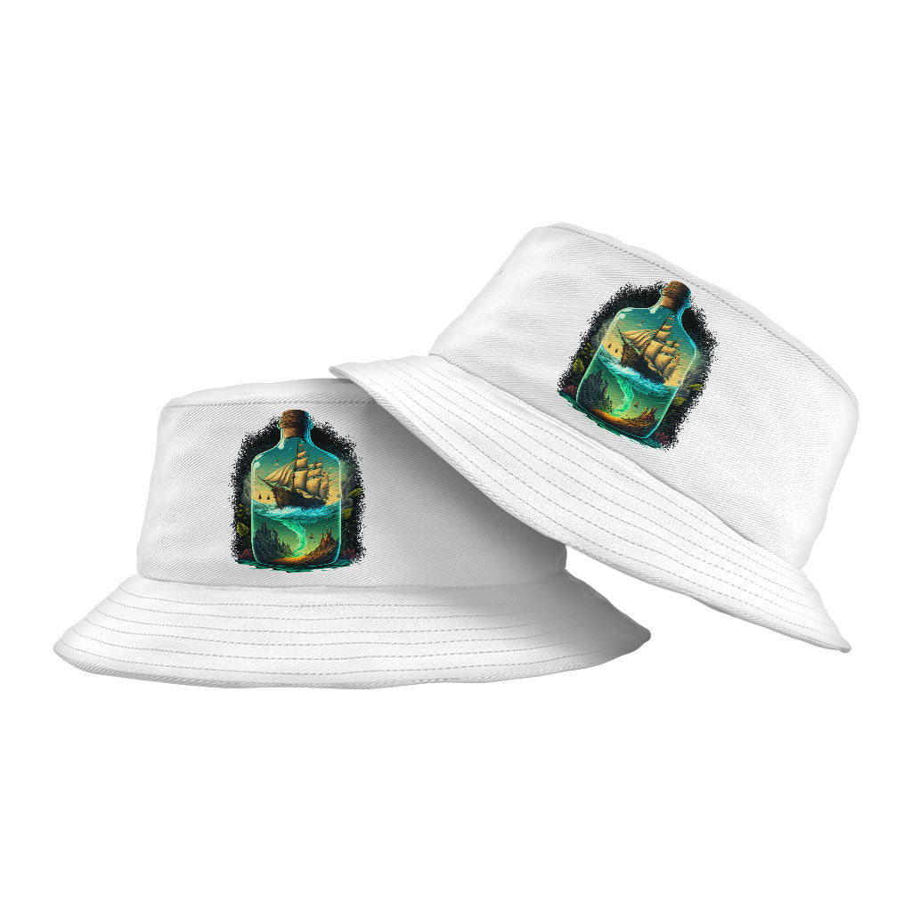 Ship Bucket Hat - Cool Graphic Hat - Best Design Bucket Hat