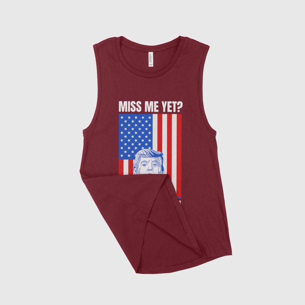 Women's Jersey Muscle Donald J Trump Tank