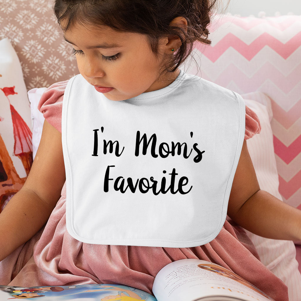 Mom's Favorite Baby Bibs - Cute Baby Feeding Bibs - Quote Bibs for Eating