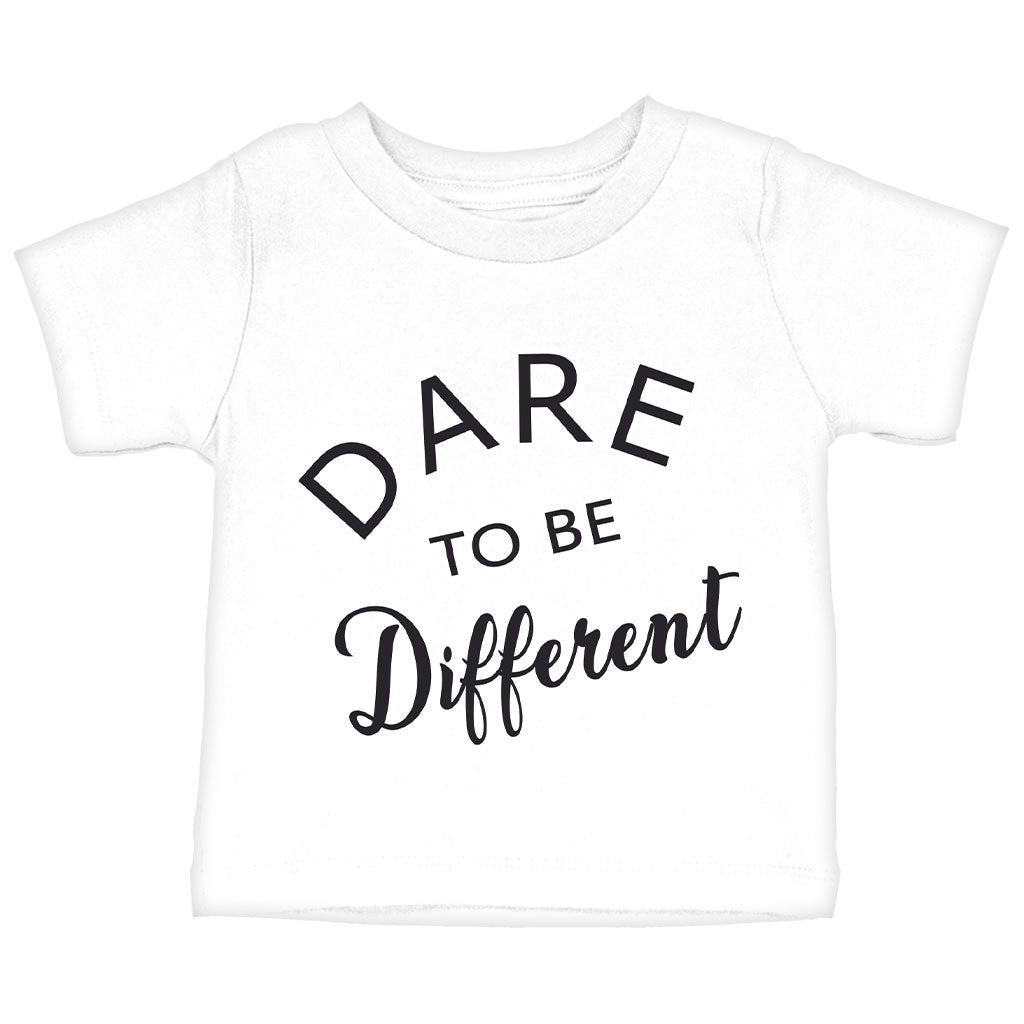 Dare to Be Different Baby Jersey T-Shirt - Cool Baby T-Shirt - Graphic T-Shirt for Babies