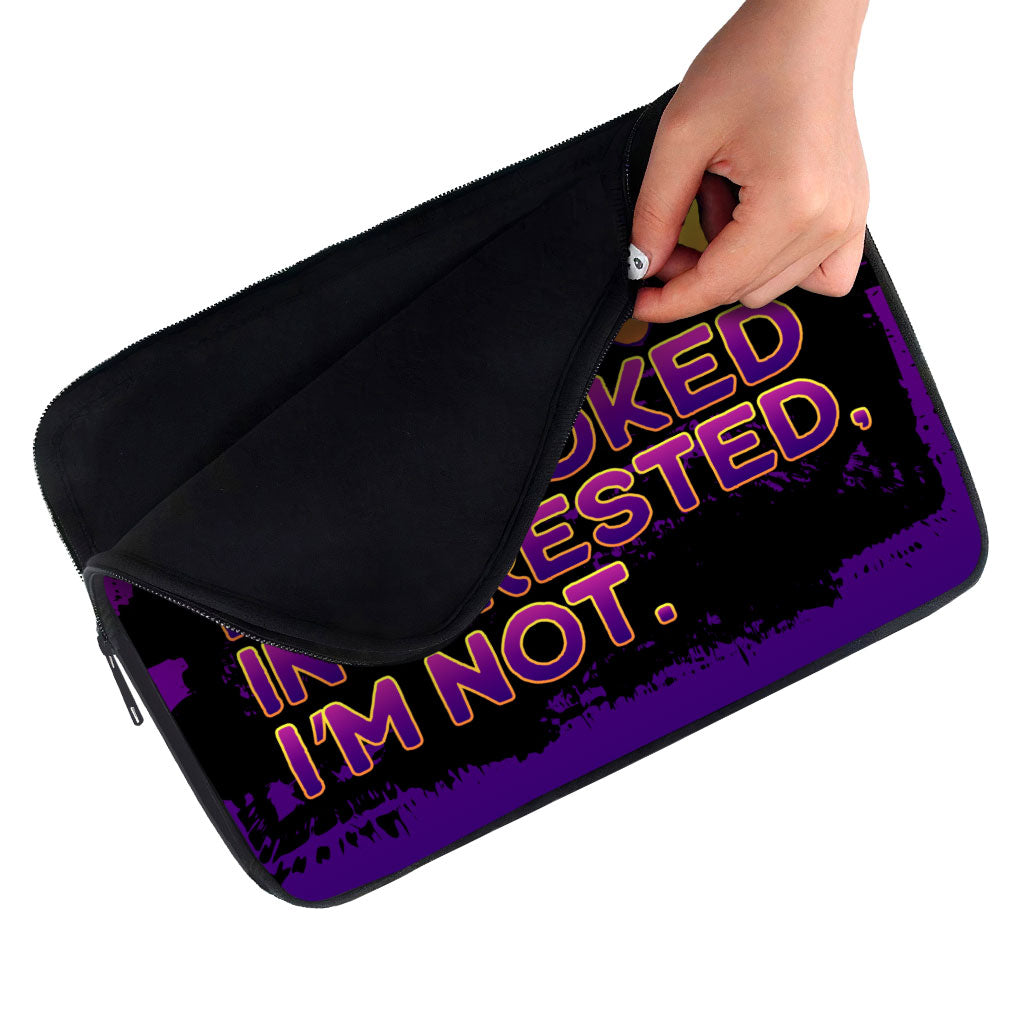 Sarcastic iPad Sleeve - Graphic Tablet Sleeve - Funny Design Carrying Case