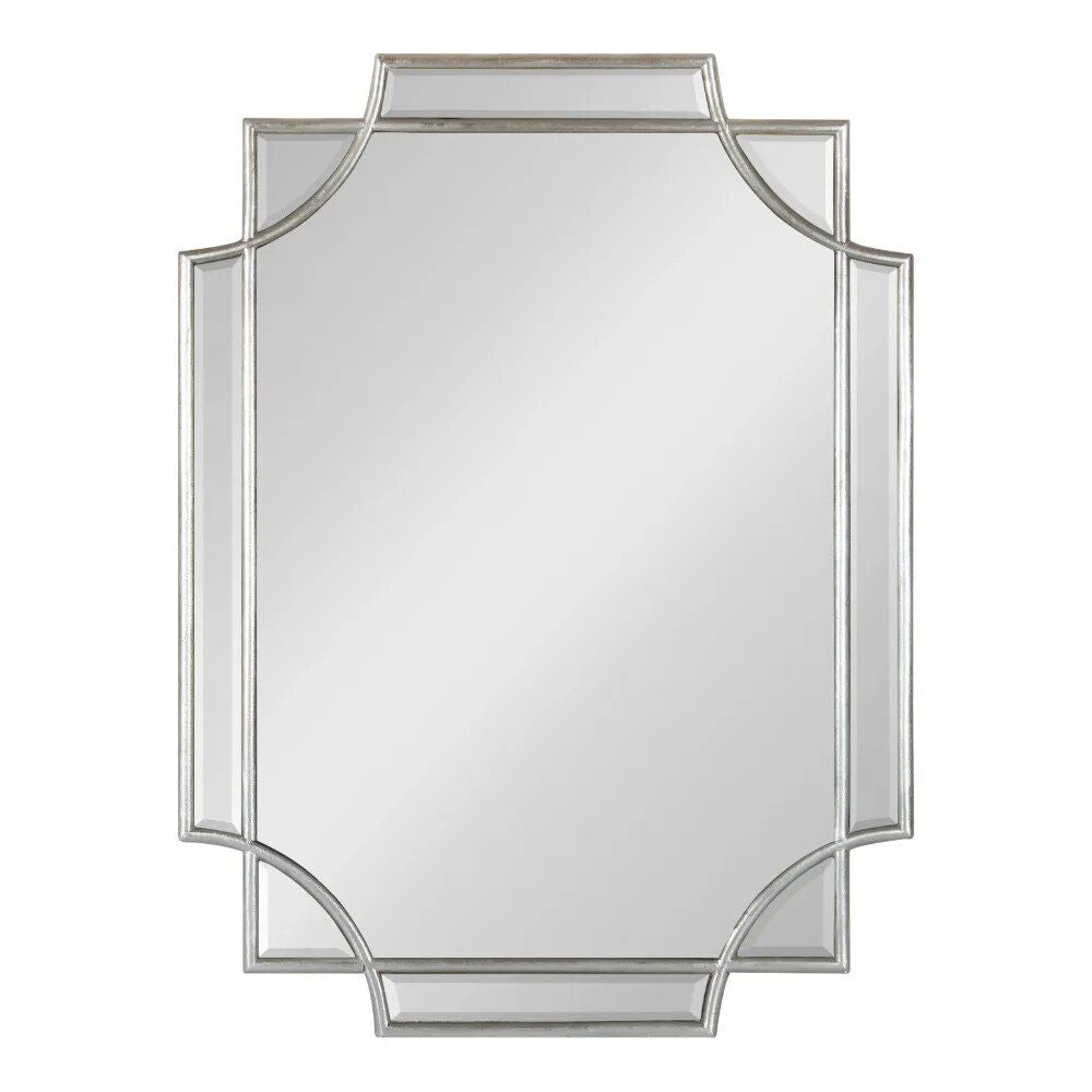 Glamorous Geometric Wall Mirror 18x24 - Magnifying Boho-Chic Decor