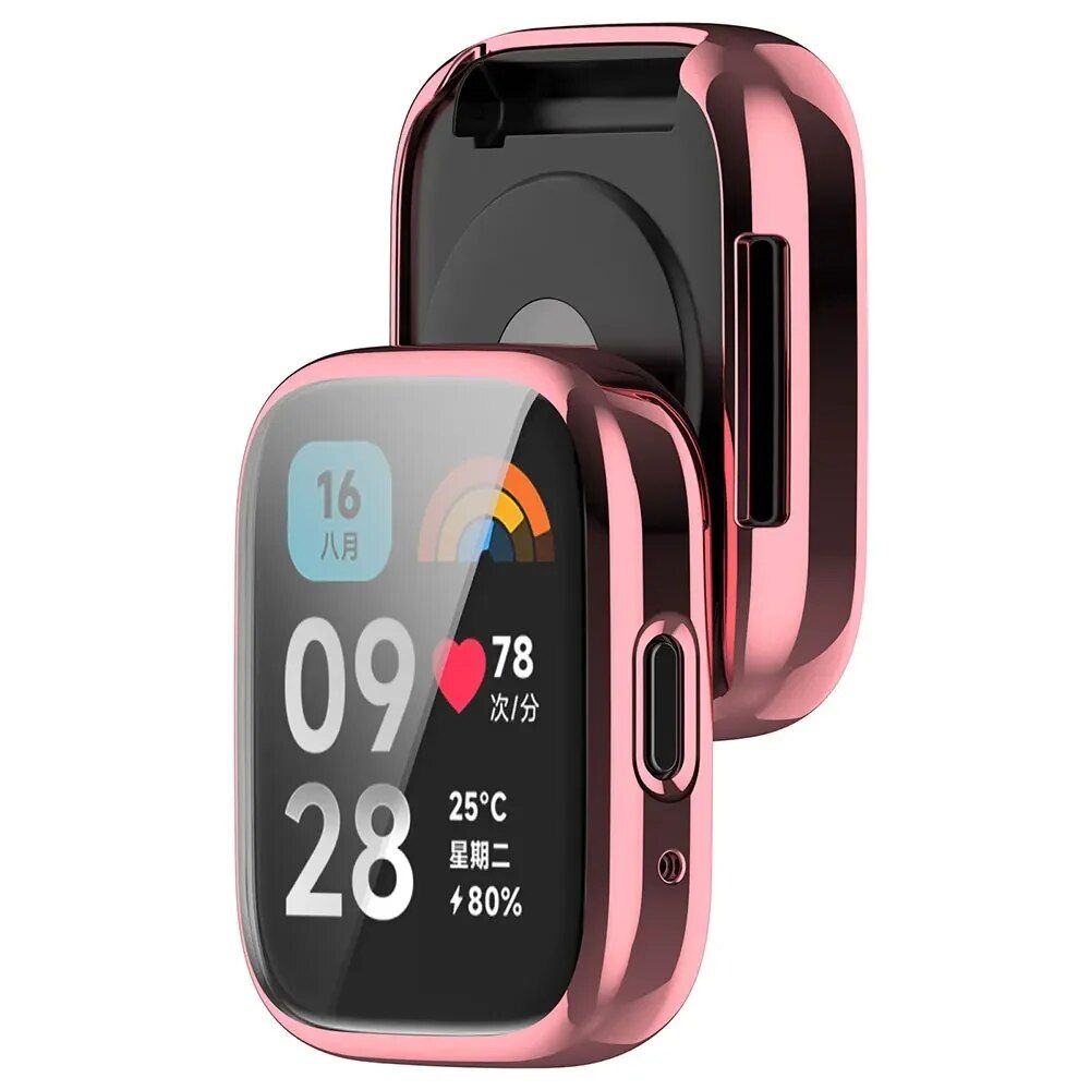 Shockproof Full Screen Protective Case for Redmi Watch3 Lite/Active with Film