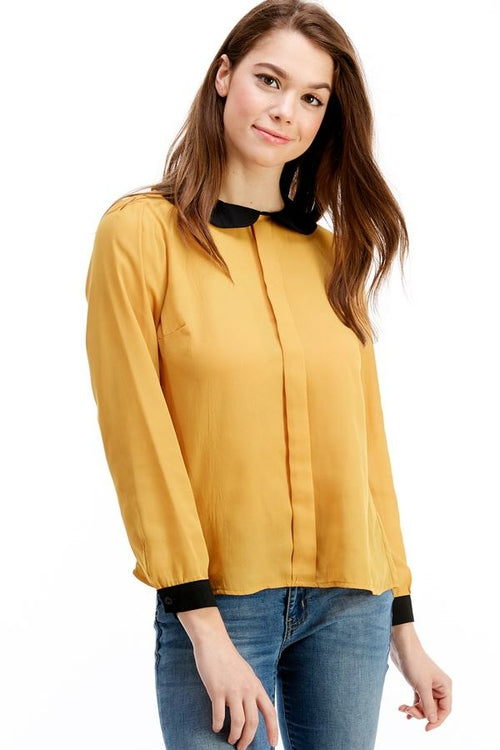 Peterpan Colored Long Sleeve Blouse