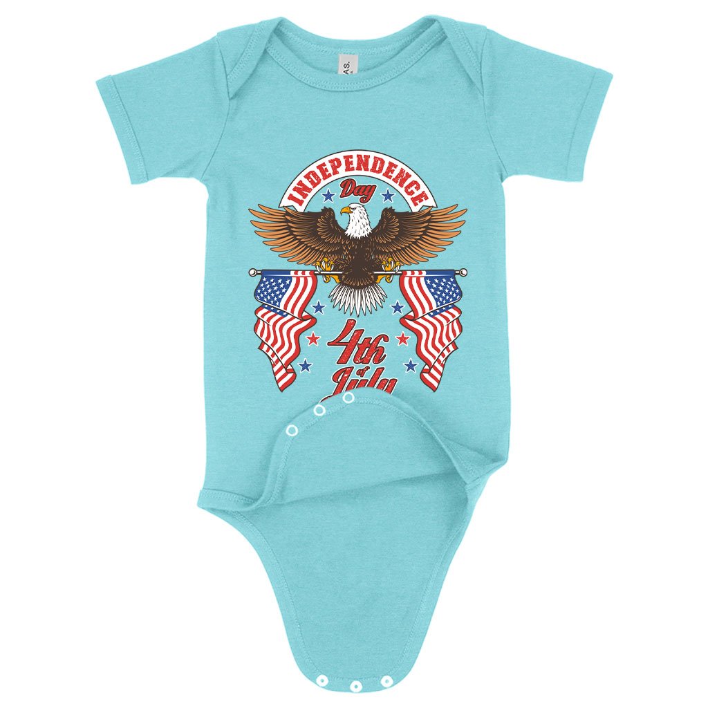 Baby Independence Day 4th of July Onesie - Independence Day Onesies - Patriotic USA Onesie