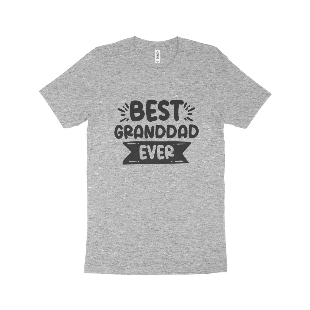 Best Granddad Men's Jersey T-Shirt Made in USA