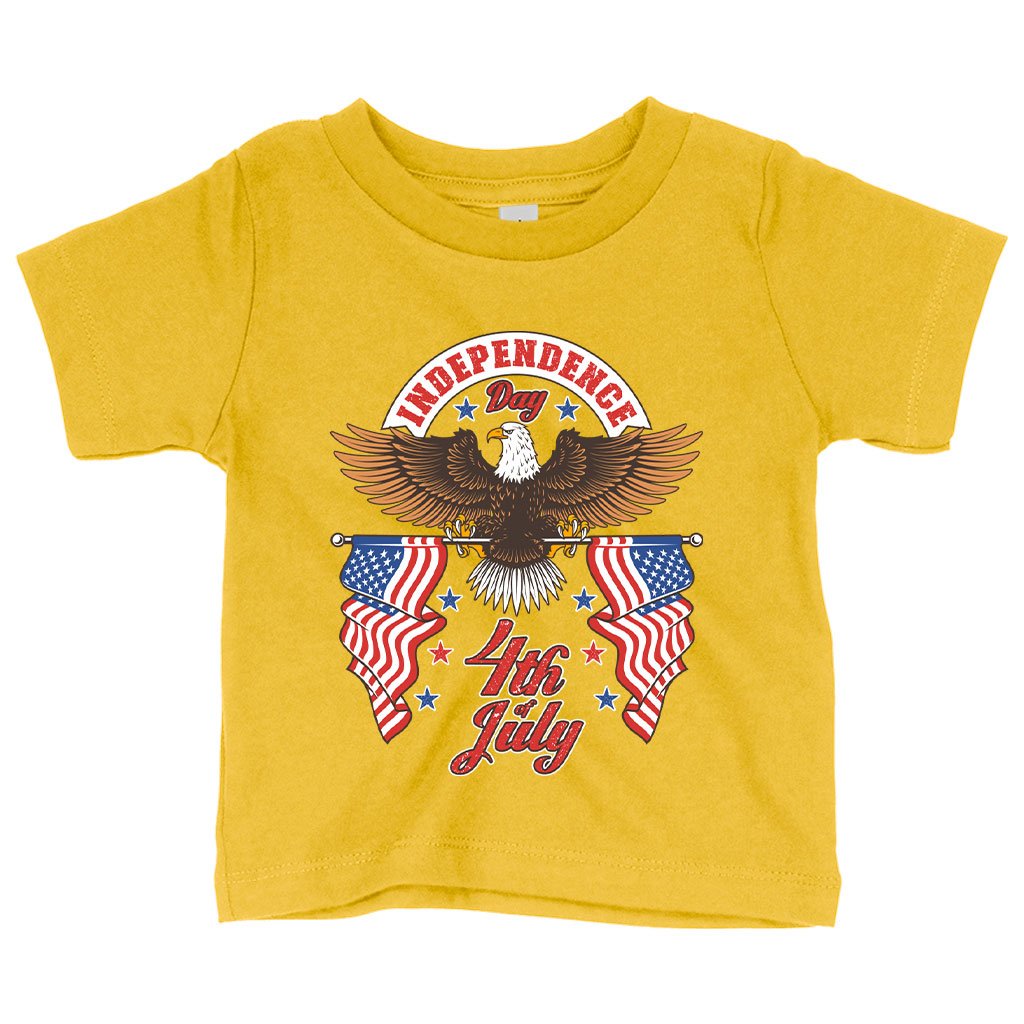 Baby Independence Day 4th of July T-Shirt - Independence Day T-Shirts - Patriotic USA T-Shirt