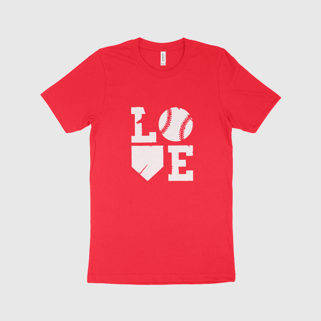 Baseball Love Unisex Jersey T-Shirt Made in USA