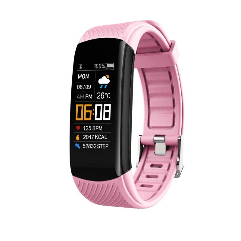 2023 Waterproof Fitness Smart Watch with Heart Rate & Weather Display