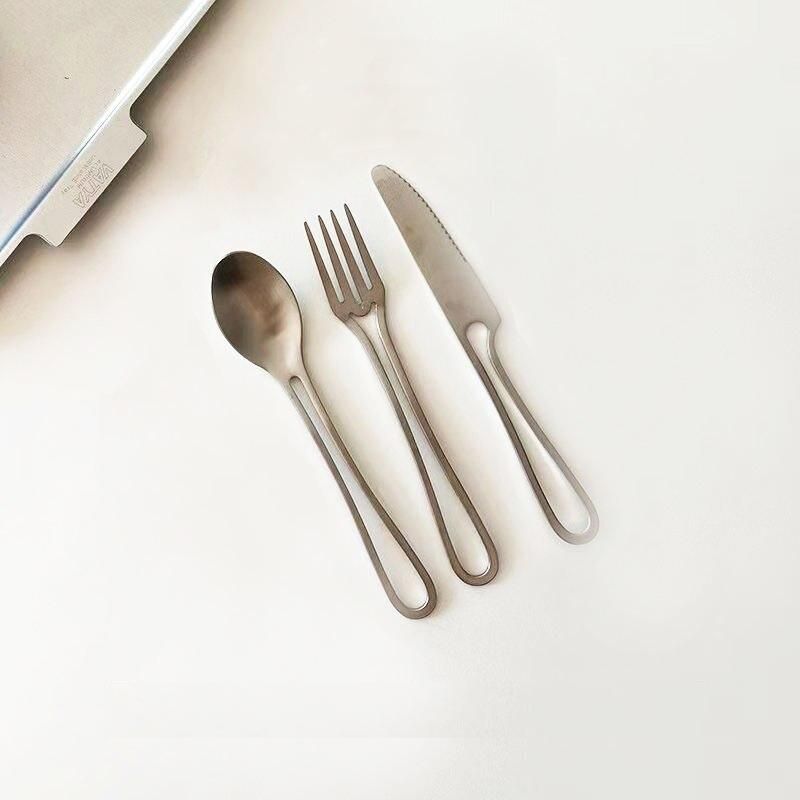 Elegant Stainless Steel Flatware Set