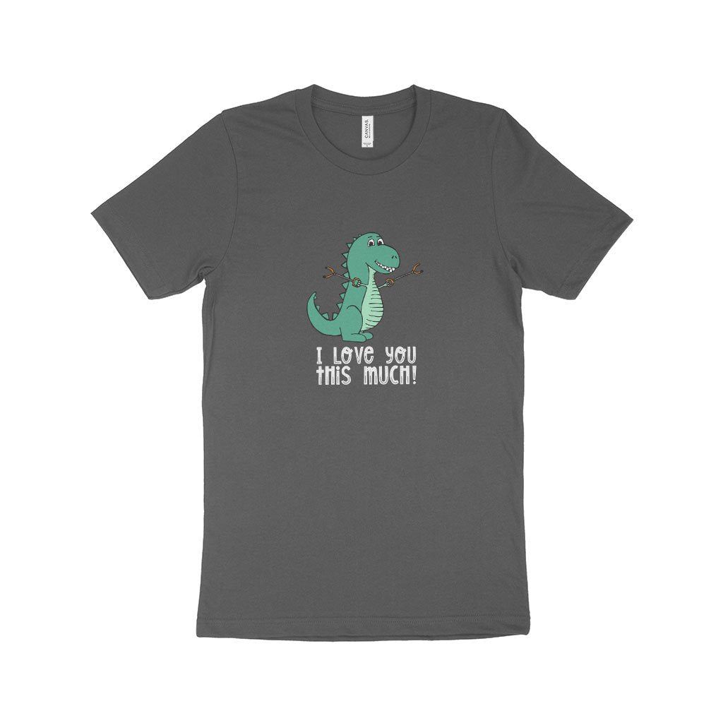 I Love You This Much Dinosaur T-Shirt Made in USA