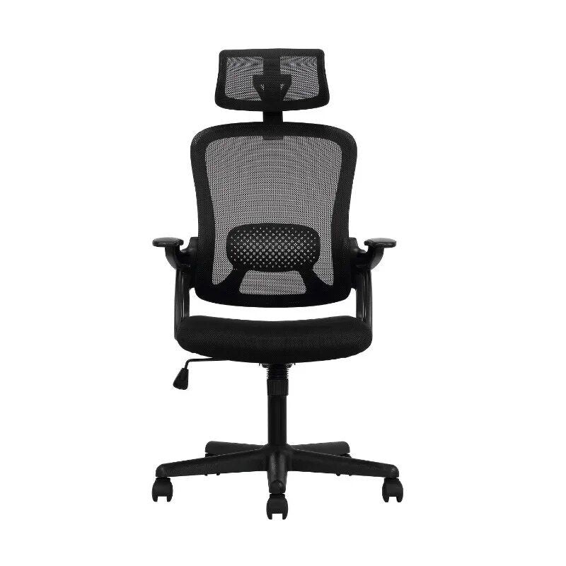 Ergonomic Office Chair with Adjustable Headrest and Lumbar Support