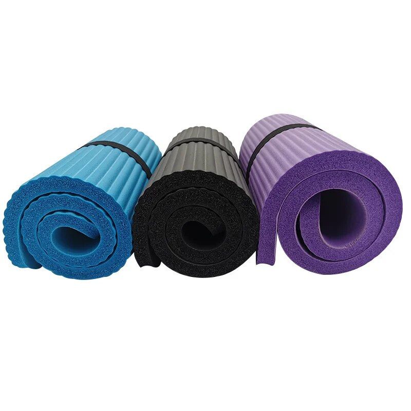 15mm Thick Non-Slip Yoga & Pilates Mat - Multifunctional Exercise and Fitness Accessory