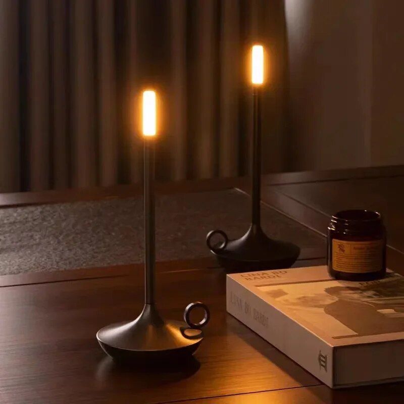 Rechargeable Wireless Touch Table Lamp - USB-C Portable Warm Light for Bedroom and Outdoor