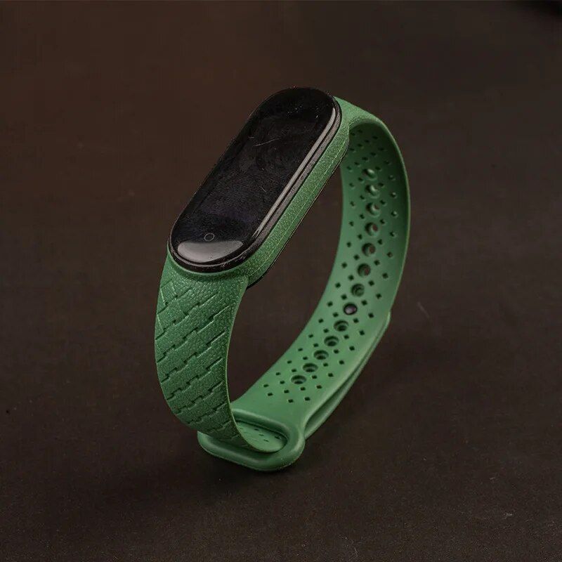 Quick-Fit Silicone Solo Loop Bracelet for Xiaomi Mi Band - Breathable & Sporty