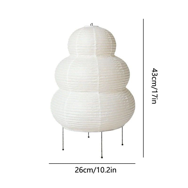 Elegant Japanese Minimalist Rice Paper Table Lamp