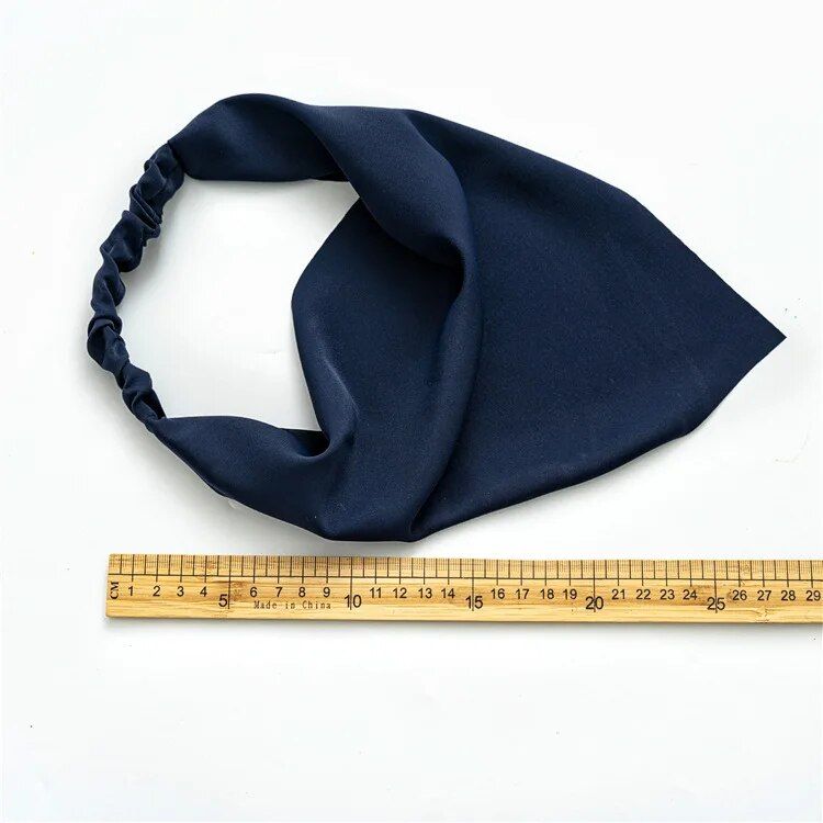 Elegant Chiffon Triangle Hair Scarf