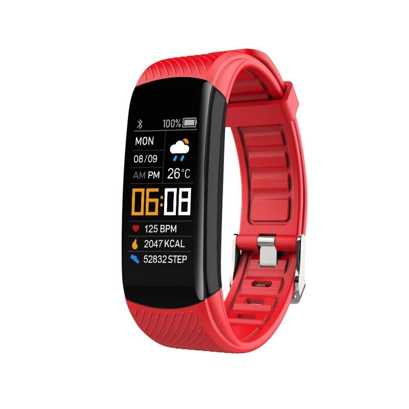 2023 Waterproof Fitness Smart Watch with Heart Rate & Weather Display