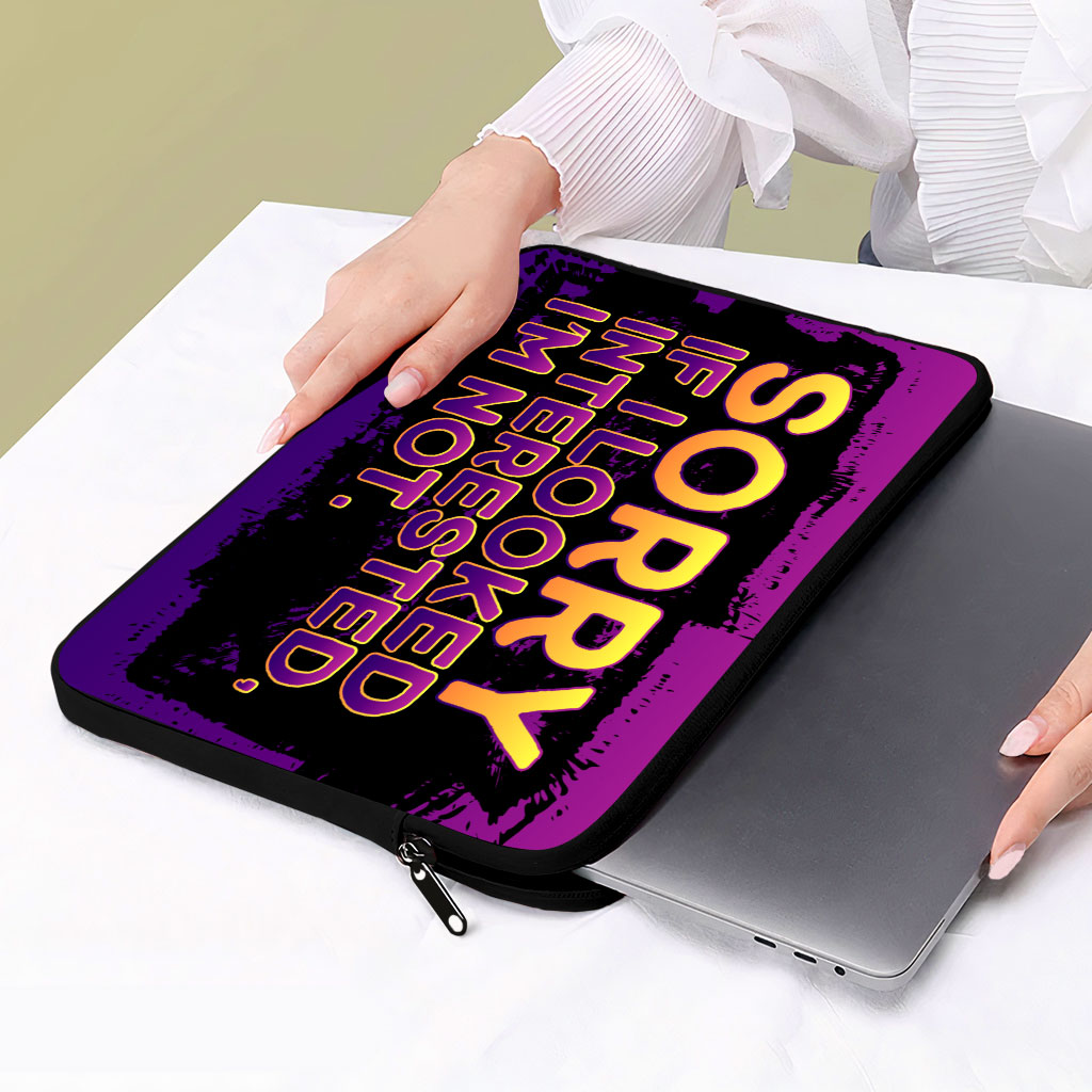 Sarcastic MacBook Pro 14" Sleeve - Graphic Laptop Sleeve - Funny Design MacBook Sleeve