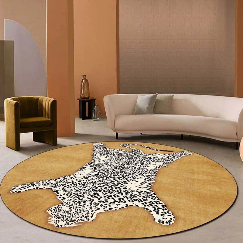 Leopard Print Modern Carpet