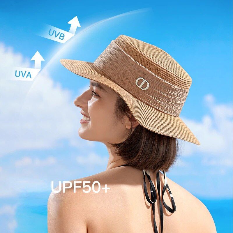 Elegant Raffia Sun Hat for Women